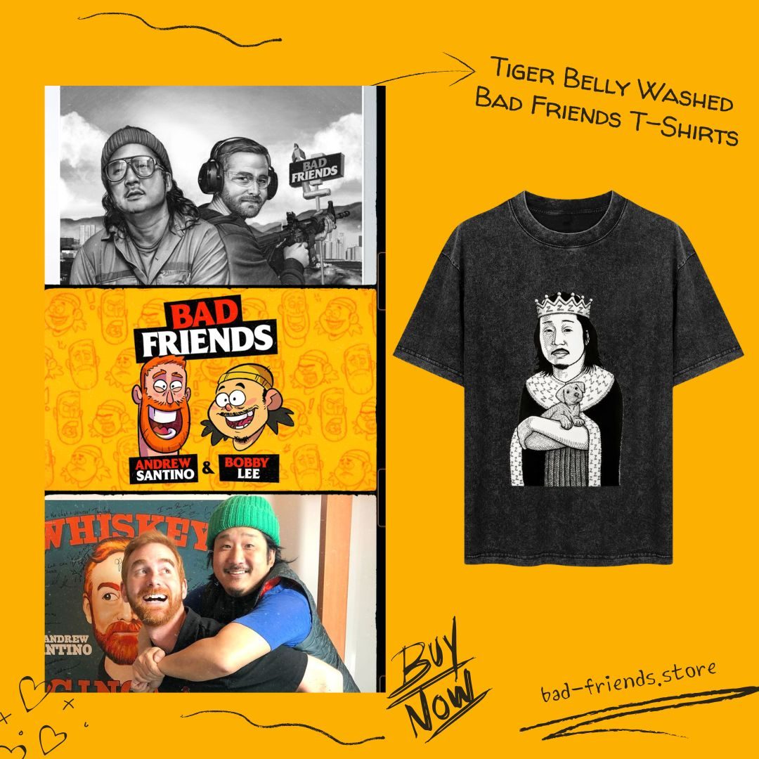 Tiger Belly PTTT1706 Washed  Bad Friends T-Shirts